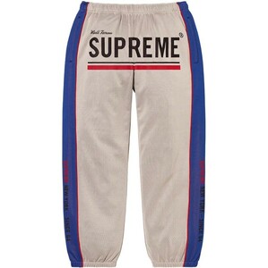 Supreme World Famous Jacquard Track Pant 2022fw シュプリーム M サイズ トラック パンツ 新品 未使用 正規品 ロゴ 青 Blue Gray Stone