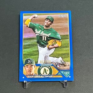 【150枚限定】藤浪晋太郎ブルーパラレル63/150 2023 Topps Chrome Shintaro Fujinami