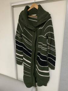  Balenciaga knitted long coat 36 BALENCIAGA