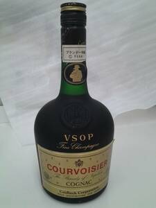 【古酒未開栓】COURVOISIER　COGNAC　VSOP　FINE CHAMPAGNE　ブランデー特級　従価表記　クルボアジェ　700ｍｌ　40％　