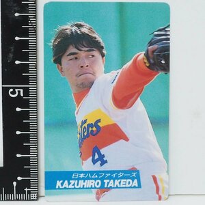 92 year Calbee Professional Baseball card No.116[ Takeda one .. hand Japan ham Fighter z] Heisei era 4 year 1992 year that time thing Calbee extra Shokugan BASEBALL[ used ]