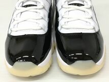 K12-140-149【未使用】Nike Air Jordan 11 Retro ナイキ エアジョーダン11 レトロ Gratitude CT8012-170 WHITE/METALLIC GOLD-BLACK 30cm_画像3