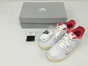 K18-799-1204-149【未使用】NIKE×KITH(ナイキ×キス) スニーカー AIR FORCE 1 LOW WHITE / RED「CZ7926-100」サイズ：24.5㎝