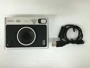 K18-939-1221-099【中古/美品】FUJIFILM(富士フイルム) インスタントカメラ チェキ「INSTAX mini Evo」USBケーブル付属 ※動作確認済み