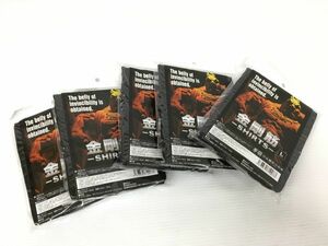 M11-534-1229-138▲【未開封/送料無料】金剛筋シャツ 加圧インナー 抗菌消臭 BLACK/ブラック 半袖 5点セット Lサイズ