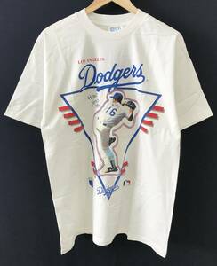 【未使用・タグ付】 90s MIRO Classics ロサンゼルス・ドジャース 野茂 英雄 16 Tシャツ MLB 1995年製 古着 ヴィンテージ レア 希少■1206P