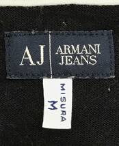 90s ARMANI JEANS ロングスリーブ Tシャツ 長袖 レイヤード Vネック スケートボード 古着 E6M65AU-12 アルマーニジーンズ SIZE：M■1208S_画像7