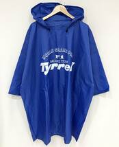 WORLD GRAND PRIX F1 RACING TEAM Tyrrell ポンチョ レインパーカー プルオーバー 雨具 昭和レトロ レイシングチーム ティレル■1211U_画像1