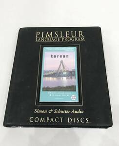 PIMSLEUR LANGUAGE PROGRAM KOREAN COMPACT DISCS READING BOOKLET 韓国語 16ディスク CDs ピンズラー・ランゲージ・プログラム■1218Z