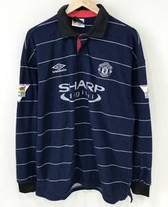 UMBRO Manchester United 1998-1999 VAPA TECH アウェイ ユニフォーム ベバテック マンチェスターユナイテッド 78 044 アンブロ■1218Z