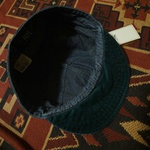 【新品】 RRL Indigo Wabash Stripe Engineer Cap 【M】 インディゴ ワボッシュ ストライプ エンジニア キャップ 帽子 本藍染 Ralph Lauren_画像6