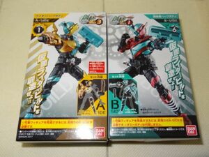 ★新品★創動 仮面ライダービルド BUILD3 「①ライオンハーフボディ A-SIDE」+BUILD1「⑥掃除機ハーフボディ B-SIDE」 装動