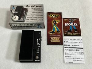 ●モーリー Moiley ワウペダル Mini Morley Wah Volume エフェクター ミニ ワウ ボリューム 通電動作未確認 20-16