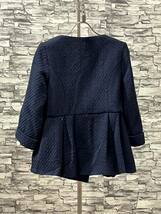 【未使用品】スーツ スカート ジャケット Dress Lab ドレスラボ サイズ M ネイビー ブラック スカート丈 62㎝ スーツ2点セット 21-11_画像3