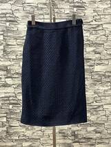 【未使用品】スーツ スカート ジャケット Dress Lab ドレスラボ サイズ M ネイビー ブラック スカート丈 62㎝ スーツ2点セット 21-11_画像4