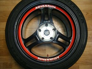 IB-025 アドバンレーシング ADVAN RA3-DT 17×9.5J 5H-114.3 +19 (1本のみ) 送料は全国一律3300円 離島を除く