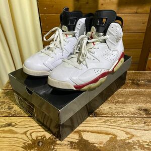 59 AIR JORDAN 6 RETRO OG BULLS 384664-102 27.5cm 劣化あり [20231205]