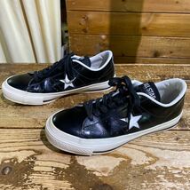 59 CONVERSE ONE STAR レザー 日本製 25cm [20231212]_画像3