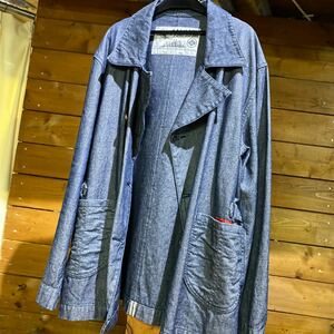 57 yamane denim ヤマネデニム　ジャケット シャツ JACKET サイズ42〜44 20231214