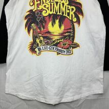 B'z LIVE-GYM Pleasure 2013 ENDLESS SUMMER ラグラン ツアー 七分袖 Tシャツ Mサイズ ライブ グッズ b18567_画像3