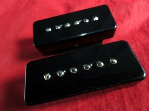 ★特注モデル★Gotoh Pickups／OLD-1 Black アルニコ３ ヴィンテージ◆国産高品質 P-90 ソープバー◇ここでしか買えない限定仕様２個セット