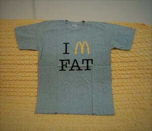 I’ｍ FAT★おもしろジョークＴシャツ★ギャグＴシャツ★グレー★XXＬサイズ★タイ製★バンコク★コットン100％★激安★ 