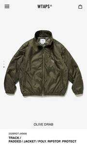 EX47(23AW) Wtaps Track Padded Jacket OD ダブルタップス