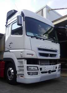 N-STYLECUSTOM 三菱スーパーグレート　フロントリップスポイラーMitsubishi FUSO スーパーグレート（ＦＵ64ＶＺ）用