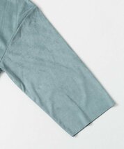 URBAN RESEARCH ITEMS フェイクスエード裾切替7分Tシャツ ライトグリーン L_画像4