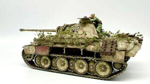 タミヤ　1/35 パンターD型　塗装済み完成品　Moshiyan’s Hobby S.M.R Panther D フィギュア 付き　戦車 tank model