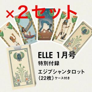 2冊セット　エジプシャンタロット 22枚 エルジャポン付録