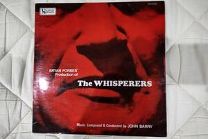 レコードLP　ジョン・バリー　「the WHISPERERS」　英盤　UA　ULP　１１６８