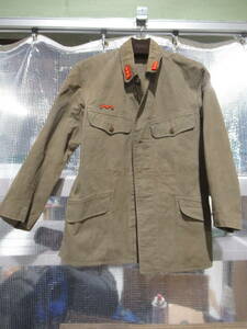 旧日本軍 コート 上着 長袖シャツ 兵用冬襦袢？ 昭和 軍服 管理5MS1213H49