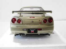 ◎Aa1/18　日産 スカイライン GT-R (R34) VスペックⅡ ニュル ミレニアムジェイド②_画像6