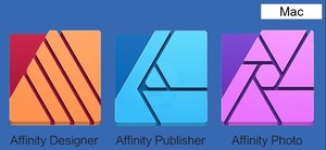 Affinity Designer/Photo/Publisher for MAC 3点セット ダウンロード版