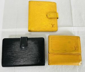 LOUIS VUITTON ☆ルイヴィトン 財布3点まとめて ☆ダメージあり財布！ご了承頂ける方のみ入札をお願い致します。☆税込み ☆コメント必読！