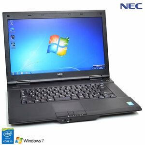 Windows7 32bit DtoD ノートパソコン 中古 NEC VersaPro VK27M/X-J Corei5 4310M メモリ4G HDD500G マルチ HDMI