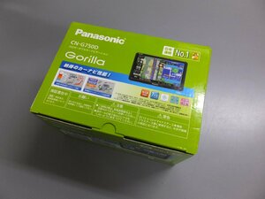 【店頭展示品】 Panasonic　CN-G750D　Gorilla　SSDポータブルカーナビゲーション　2022年度地図