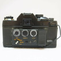 ジャンク品・保管品 CONTAX コンタックス RTS フィルムカメラ ブラック ボディのみ 動作未確認 現状品 ダメージ大_画像3