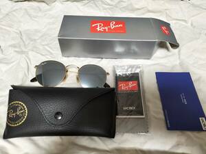 Ray-Ban レイバン サングラス RB3447N 001/30 50サイズ ROUND FLAT LENSES