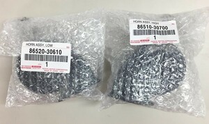 トヨタ 純正部品 86510-30700 86520-30610 レクサスホーン LS600HLHI/LOセット