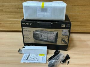 ソニー SONY CFD-W78 ダブルカセット// CD ラジカセ//AM/FM ラジオ//電源ケーブル 付き//新品