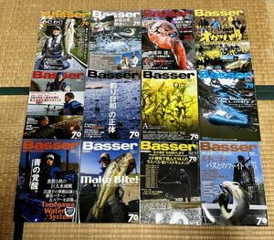 全12冊 つり人社 Basser バサー 2015年1月〜12月号 バス釣り 雑誌