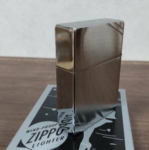 ZIPPO　ジッポー　1935レプリカ復刻版　外ヒンジ　ダイヤゴナル　フラットトップ　2015年　シルバー色