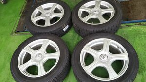 ★名古屋発 中古★【引取りOK】215/55R17 ヨコハマアイスガードiG30 トピー アルミホイール 7Jx17 100/114.3 5Hマルチ +38 セット