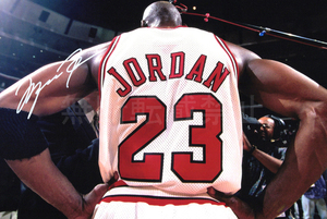 マイケル・ジョーダン 直筆サインフォト ブルズ NBA Michael Jordan