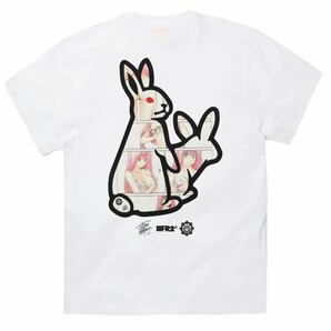 『新品』FR2 × 江川達也 ×中津川翔太 ★Tシャツ Lサイズ★白 ホワイト★大阪 京都 沖縄 撫子 月桃 柳 doko