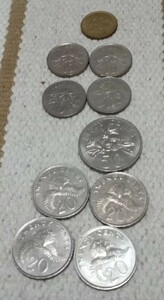 シンガポール　コイン　硬貨　古銭　ビンテージ