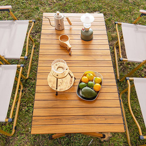 折りたたみテーブル ロールトップテーブル キャンプテーブル 簡単組立 収納バッグ付 軽量コンパクト (120x60x45cm艶無し黒)の画像9