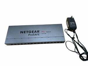 NETGEAR ProSAFE Plus Switch GS116E スイッチングハブ 16ポートギガビット 【YTK-ST1203】